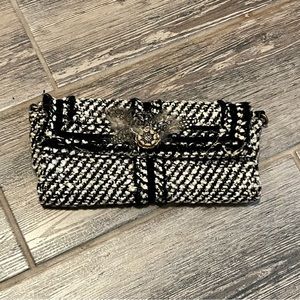 J. Crew Tweed Clutch